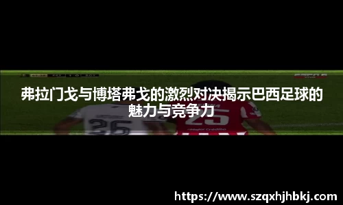 弗拉门戈与博塔弗戈的激烈对决揭示巴西足球的魅力与竞争力